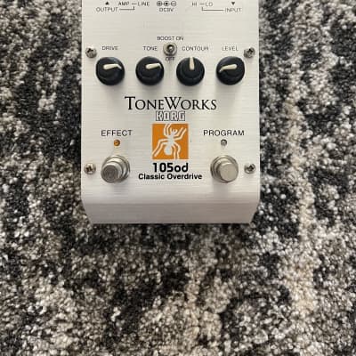 Korg Toneworks 105od Classic Overdrive Boost Guitar Effect Pedal for sale