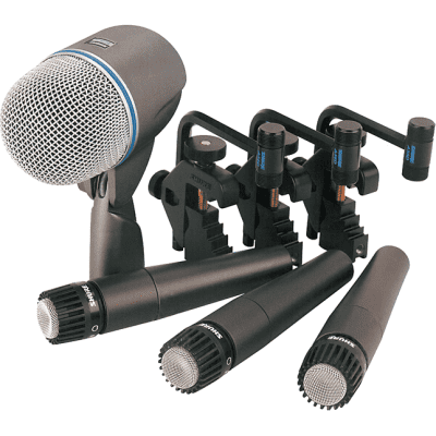 Shure DMK57-52 4-Piece Drum Microphone Kit Set for Live or Studio Recording image 2