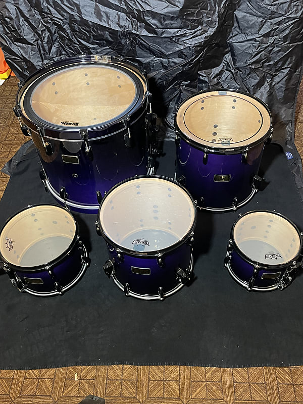 Pearl Masters Maple MMX 2000 Purple to black fade Lacquer