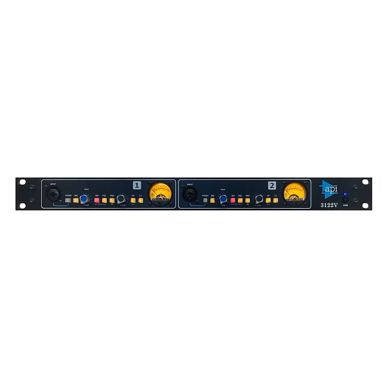 API 3122V 2 Channel Mic/Line Pre with Variable Output and Highpass Filter image 1
