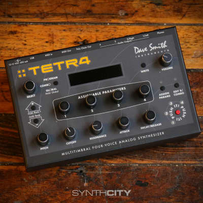 Dave Smith Instruments Tetra Desktop 4-Voice Polyphonic Synthesizer