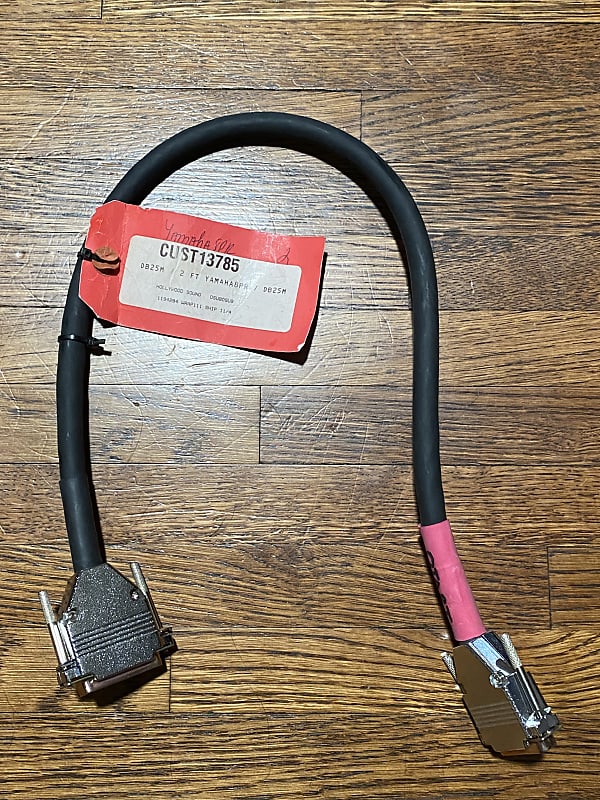 Yamaha DB25m to DB25m 2 foot cable 2000's | Reverb