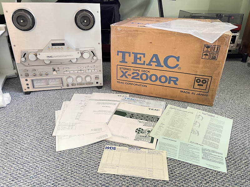 TEAC X-2000R 1/4" 2-Track Reel to Reel Tape Recorder image 1