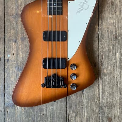 2002 Gibson Thunderbird Bass in Sunburst finish with original Gibson hard shell case image 20