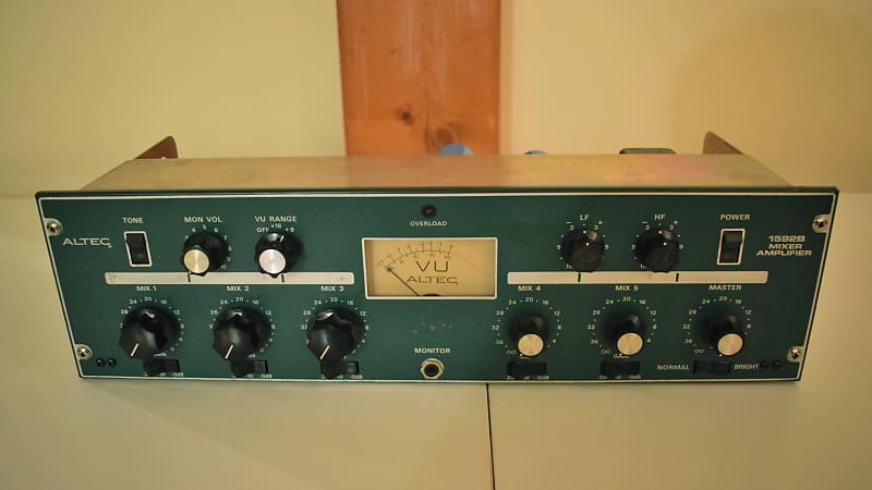 Altec 1592B 5 Channel Microphone Preamp Mixer W/ 1588B | Reverb