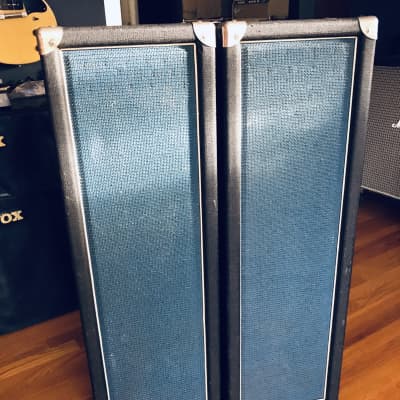 1972 Simms Watts 4x8" PA Columns w/Fane Speakers - Black Levant image 1