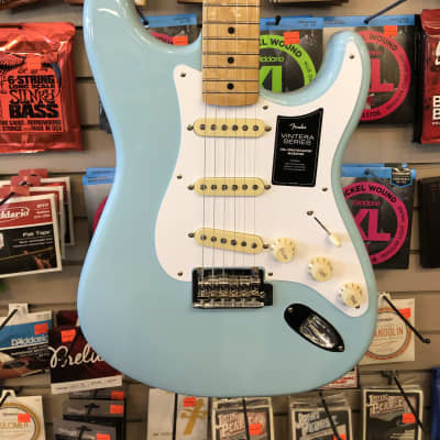 Fender Vintera 50’s Stratocaster Modified 2020s - Daphne Blue image 2