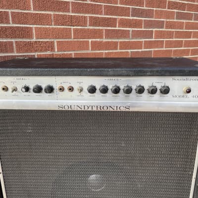 Vintage Soundtronics Model 400 2x12 Guitar Combo Amplifier - Kern image 2