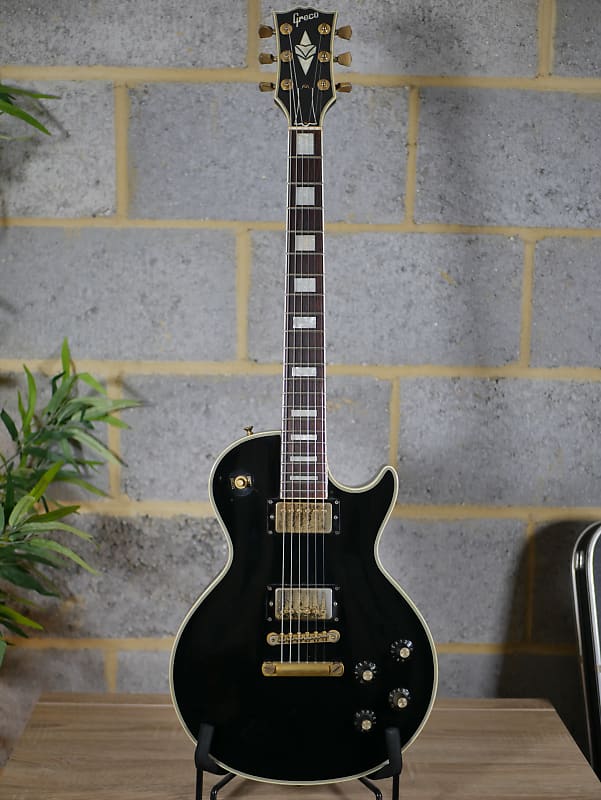 Greco Mint Collection EGC-500 Single Cut Custom Black Beauty Made In Japan  1982 Black