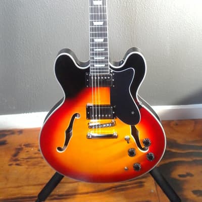 Donner ES-335 Clone DJP-1000 Semi-Hollow Body Electric Guitar (used) image 2