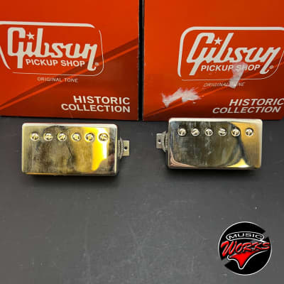 Gibson   Custombucker Matched Set Humbucker Pickups Nh image 3