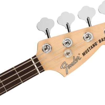 Fender American Performer Mustang Bass. Rosewood FB, Arctic White image 6