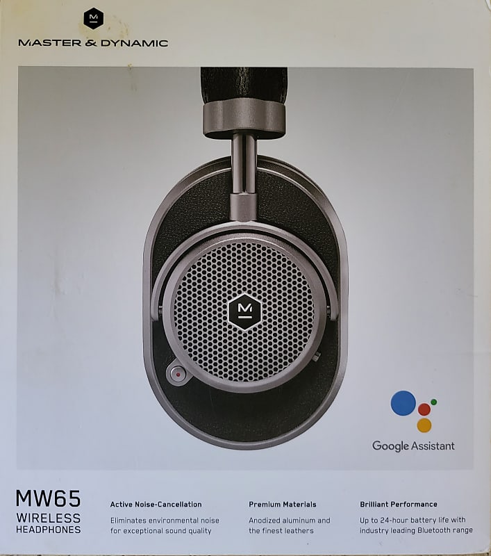 Master & Dynamic MW65 Wireless Headphones 2019 Black Leather | Reverb