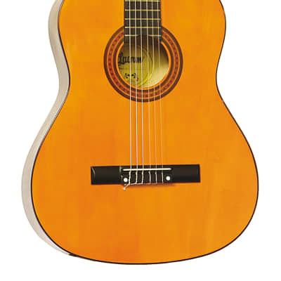 Lauren La100C Nylon String Classical Guitar. Natural for sale