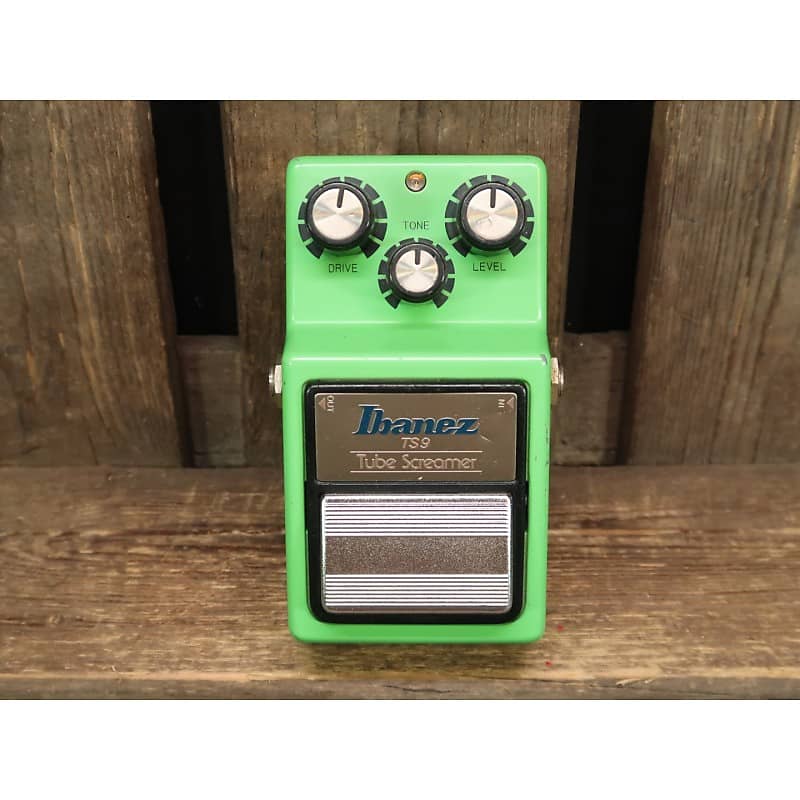 Ibanez TS9 Tube Screamer (s/n 404762 silver label TA75558P