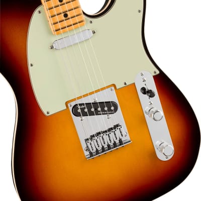 Fender American Ultra Telecaster Electric Guitar. Maple FB, Ultraburst image 4