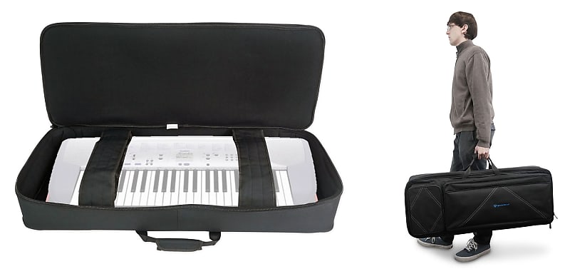 Rockville BEST BAG 49 Padded Rigid Keyboard Gig Bag Case for Casio CTK-230 image 1