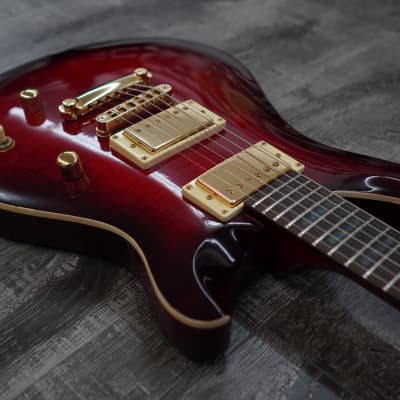 AIO Wolf W400 Electric Guitar - Red Burst image 6