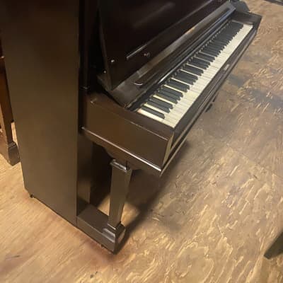 Steinway & Sons upright grand piano model V image 2