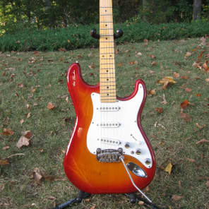 G&L S500 1991 Cherry Burst, Leo Fender Signature USA, | Reverb