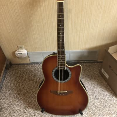 Vintage USA Ovation Matrix 1737 Acoustic/Electric Guitar & | Reverb