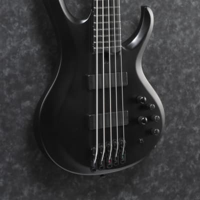 Ibanez BTB625EX-BKF Iron Label BTB Bass 5 String - Black Flat image 3