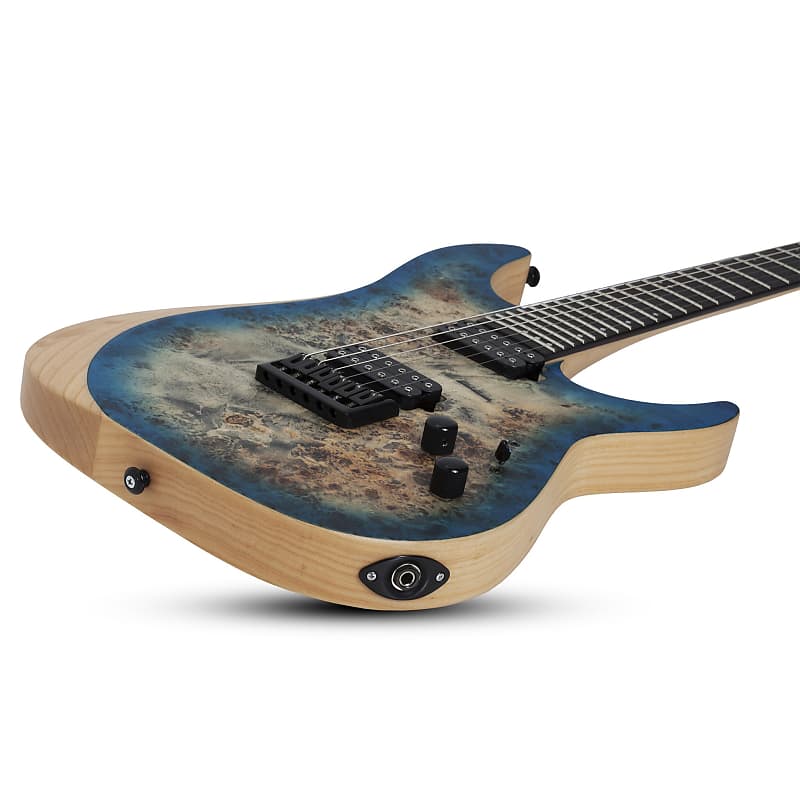 Schecter Reaper-6 Electric Guitar - Satin Sky Burst | Sweetwater