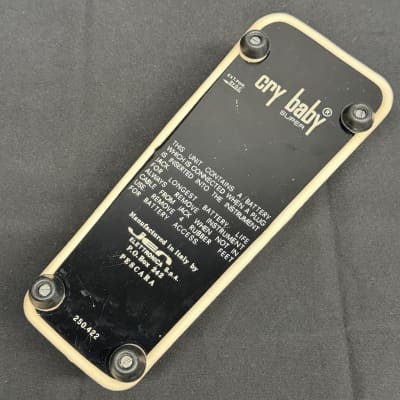 JEN Crybaby Super 黄FASEL 250.422 Jen cry baby SUPER / Yellow FASEL / 250.422 / 1978年頃 踏む