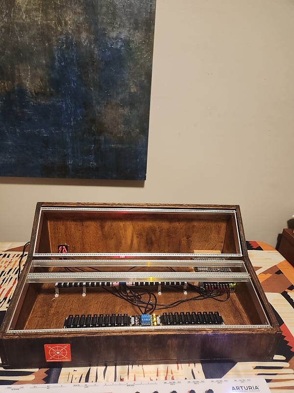 DIY Eurorack Case 104hp 7U Wood Reverb