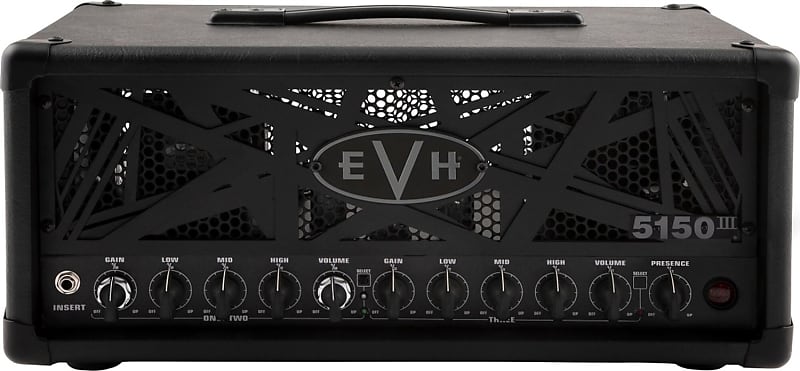 EVH 5150III 50S 6L6 Guitar Amp Head, 50 Watts, Stealth Black image 1