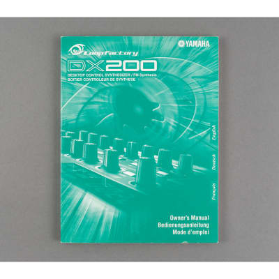 Yamaha DX200 Owner's Manual [USED]