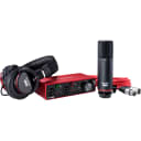 Focusrite Scarlett 2i2 Studio 2x2 USB Audio Interface + Microphone & Headphones