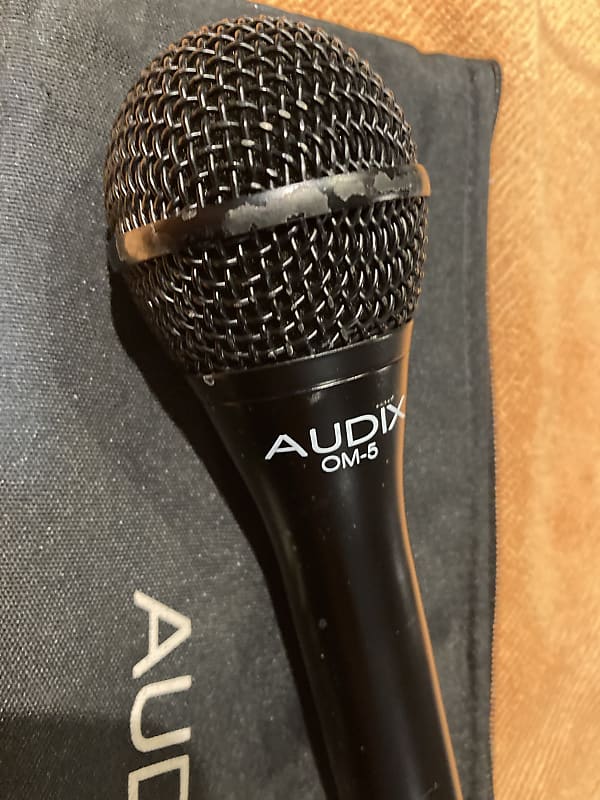 Good used Audix OM5 Microphone w/pouch Made in USA | Reverb Good used Audix OM5 Microphone w/pouch Made in USA | Reverb