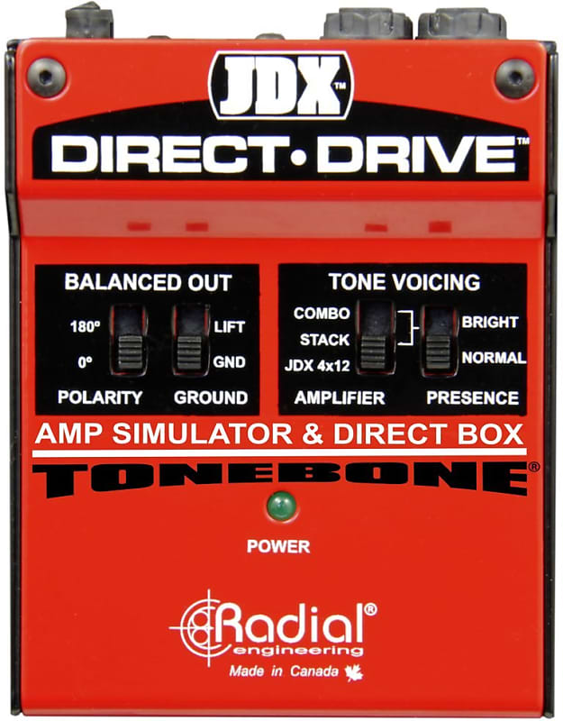 Radial JDX Direct Drive Amp Sim & DI Box image 1