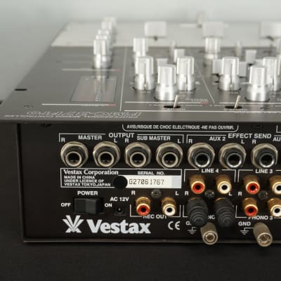 Vestax PMC-37PRO Professional 3 Channel Scratch Dance Dj Mixer W