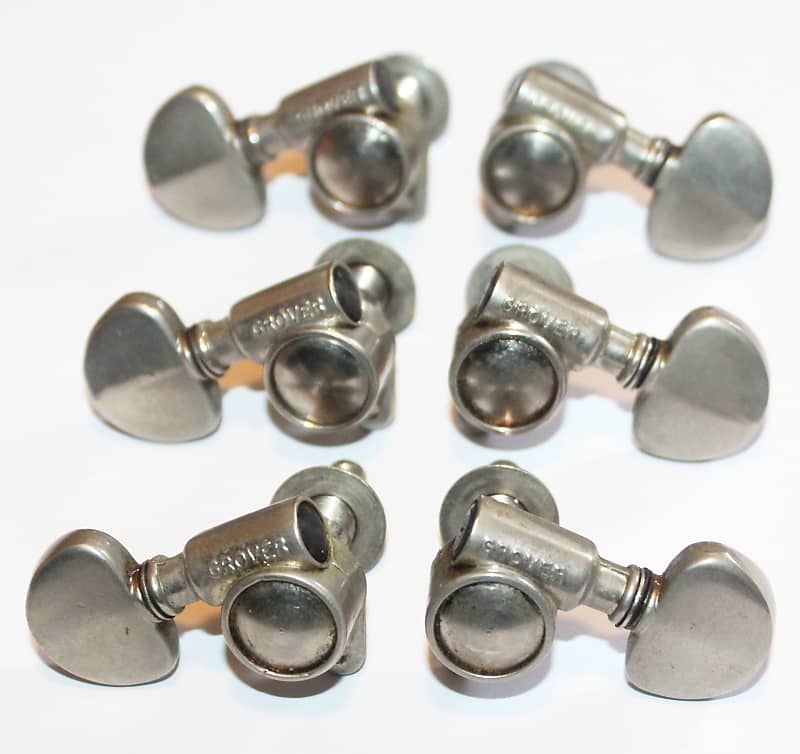 Vintage 1960's Gibson Grover USA Tuners Nickel Milk Bottle Reverb