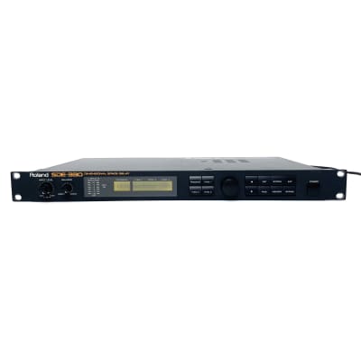 Roland SDE-330 w/New Internal Battery Rare Dimensional Space Delay - Black