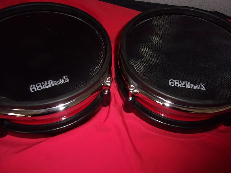 Lot of 2 Alesis 8” Mesh Drum Pad with Sensitivity Knob DM10 | Reverb