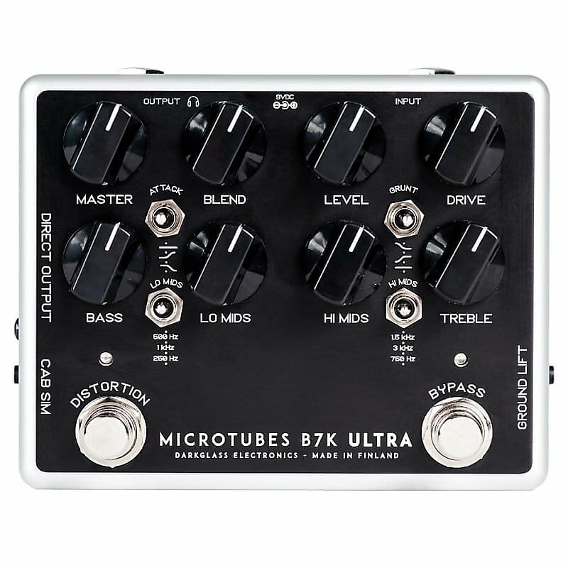 Darkglass Electronics Microtubes MTB7K Ultra v.2, Bass Distortion/Preamp Pedal image 1