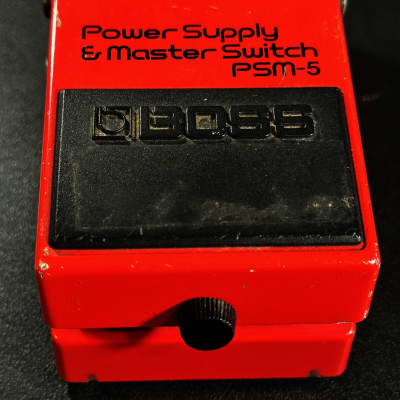Boss PSM-5 Power Supply & Master Switch (Red Label) 1984 - 1990 - Red image 4