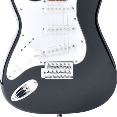 Jay Turser JT-30-LH-BK 30 Series 3/4 Size 6-String LH Electric Guitar-Gloss Black for sale