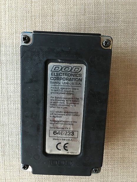 DOD Deep Freeze FX 63 (FX63) Bass Stereo Chorus | Reverb France