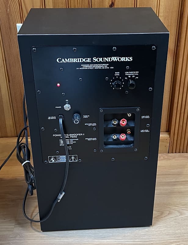 Cambridge soundworks best sale powered subwoofer