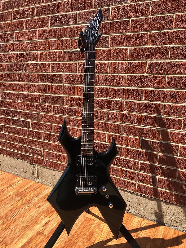 B.C. Rich Warlock Guitar Black | Reverb