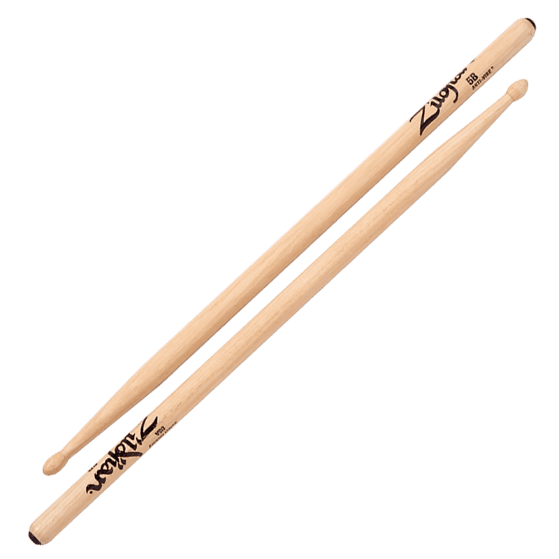 Zildjian 5BWA Anti-Vibe 5B Wood Tip Drum Sticks image 1
