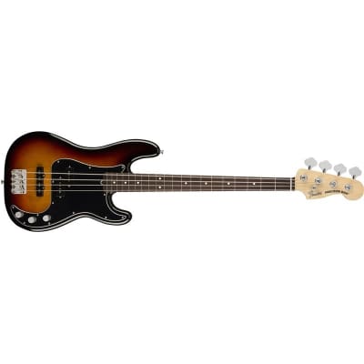 Fender American Performer Precision Bass, Rosewood, 3 Tone Sunburst image 2