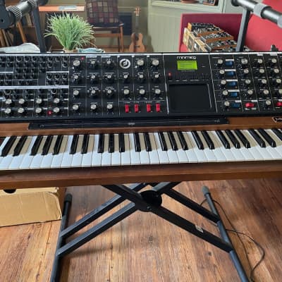 Moog Voyager XL w/ all 7 MoogerFoogers/MF CP251 Control Processor/Stand/Boxes/Manuals/Racks/Cables image 2