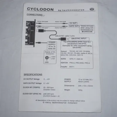 Technosaurus Cyclodon - Analog Sequencer image 5