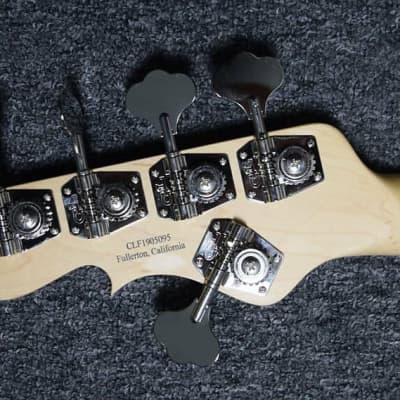G&L Kiloton 5, Blackburst over Premier Flame Maple Top w/ Maple Board image 4