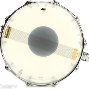 DW Design Series Acrylic Snare Drum - 5.5 x-14 inch - Clear image 3